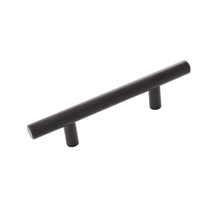 Gan Eden 3 in. Cabinet Bar Pull, Matte Black GA1075269